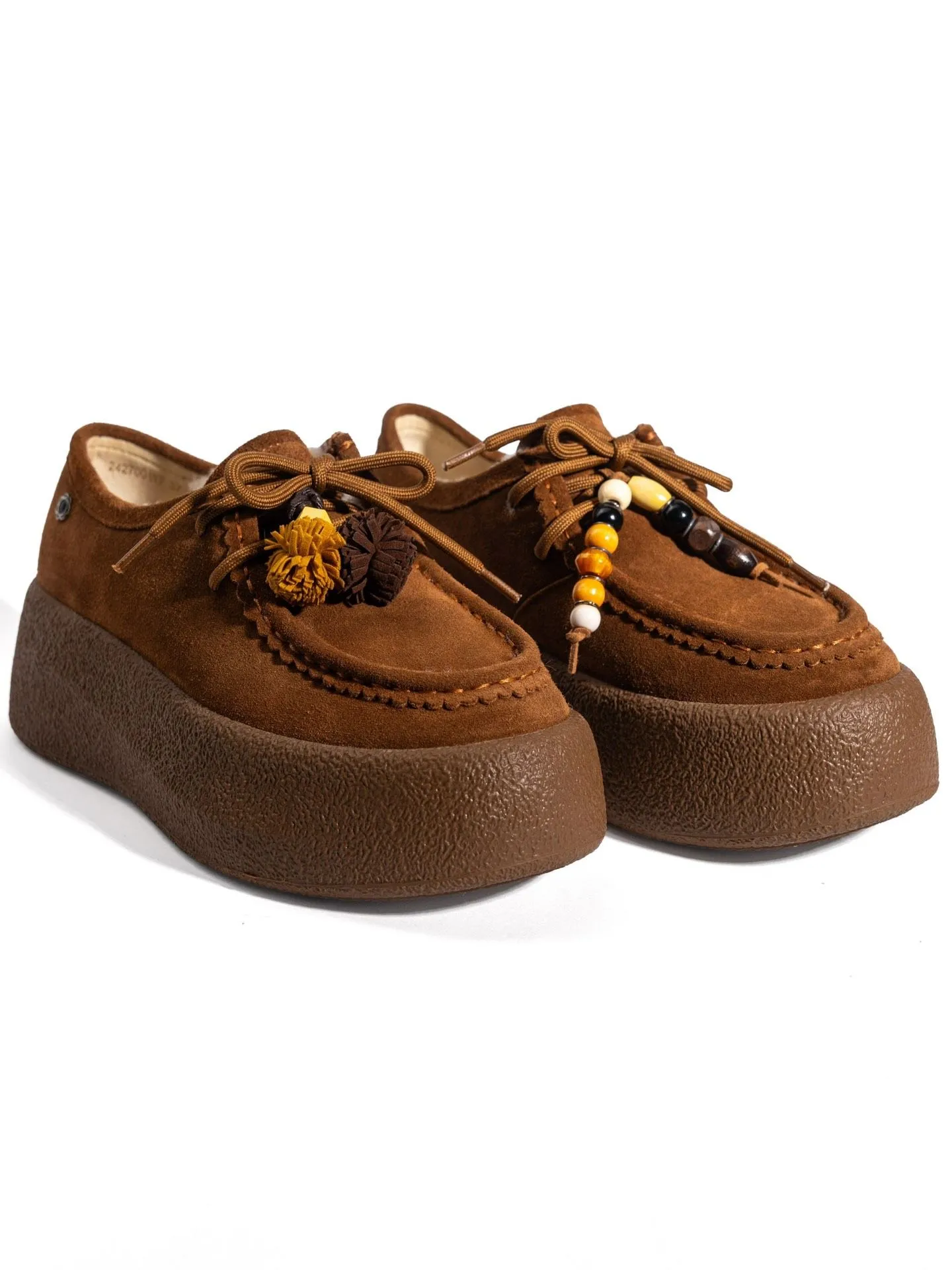 Ботинки замшевые TUFFONI 2427001VF BROWN